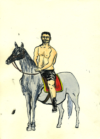 Klitschko auf Pferd